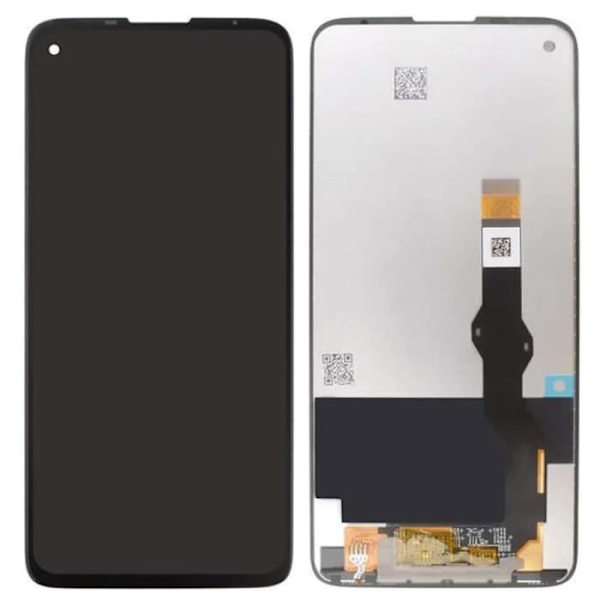 LCD-näyttö + kosketuslasi Motorola Moto G8 Powerille - musta Svart