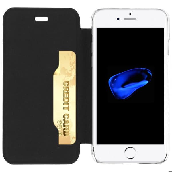 Etui iPhone 7/8 - Akashi US Airmail - Øko-læder - Klap - Rød