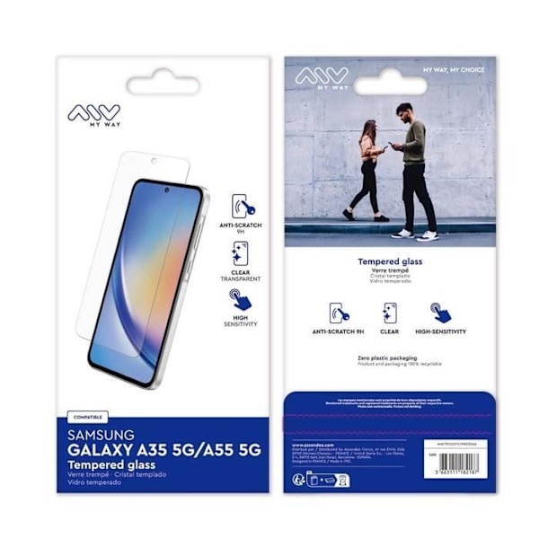 SAMSUNG GALAXY A35 5G/A55 5G HÆRDET GLAS