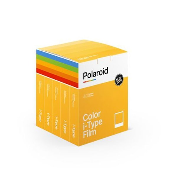 Paket med 40 i-Type POLAROID instant färgfilmer - ASA 640 - 10 min framkallning - vit ram