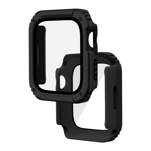Skyddsintegral av härdat glas för Apple Watch Series 6 / 5 / 4 / SE 44mm svart Svart