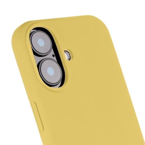 MagSafe-cover til iPhone 17 i silikone, Velvet Smoothie Tactical gul Gul