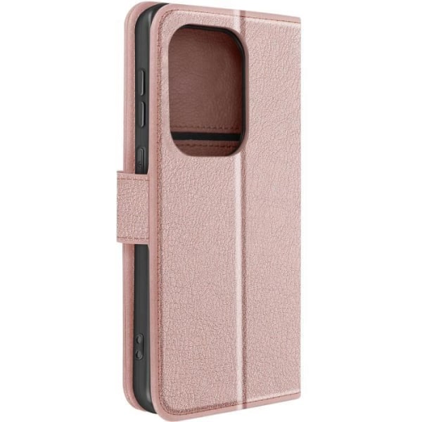 Fodral till Xiaomi Redmi Note 13 Pro 4G plånbok och videohållare Champagne Pink