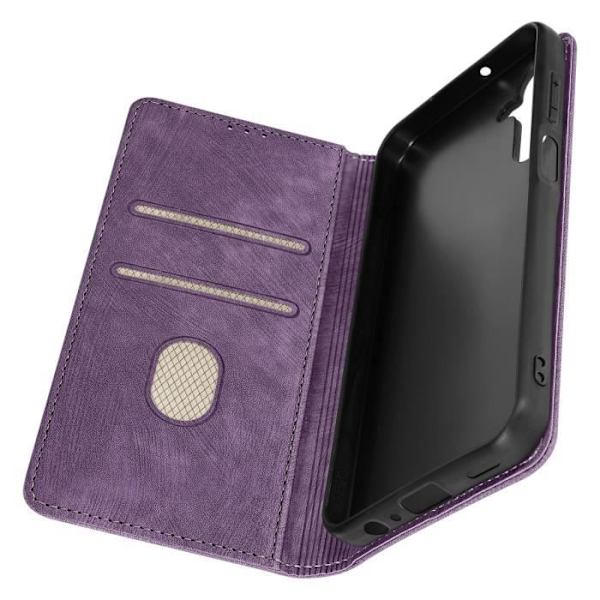 Smartphonefodral - AVIZAR - Samsung Galaxy A15 5G - RFID-skydd - Ljuslila - Flexibel Lila