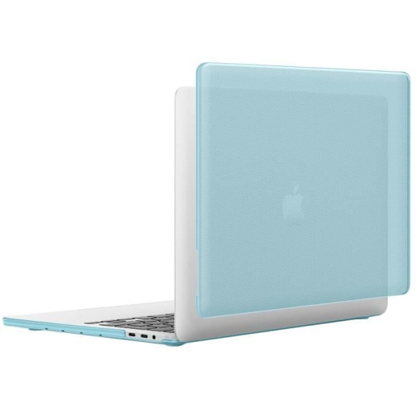 Pehmeä Kova Kuori MacBook Pro 15 Kevyt Täpläkuvio Teksturoitu Incase Vaaleansininen Blå