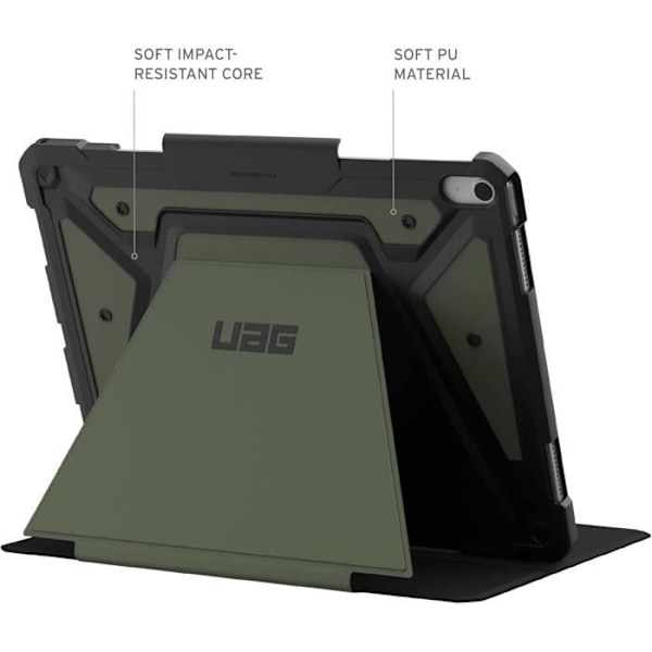 Skyddsetui - URBAN ARMOR GEAR - Metropolis SE - Apple iPad Air 13 M2/2024 - Olive - Polyuretan Oliv