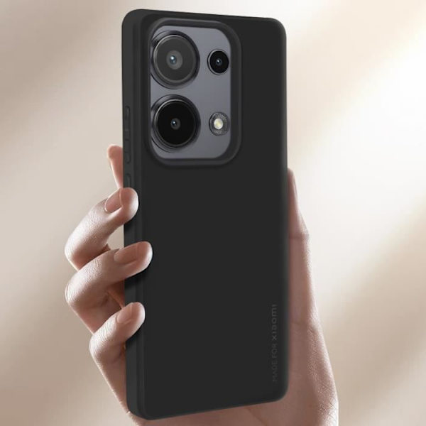 Fodral till Xiaomi Redmi Note 13 Pro 4G - XIAOMI - Silicone Mate Soft Touch - Svart Svart