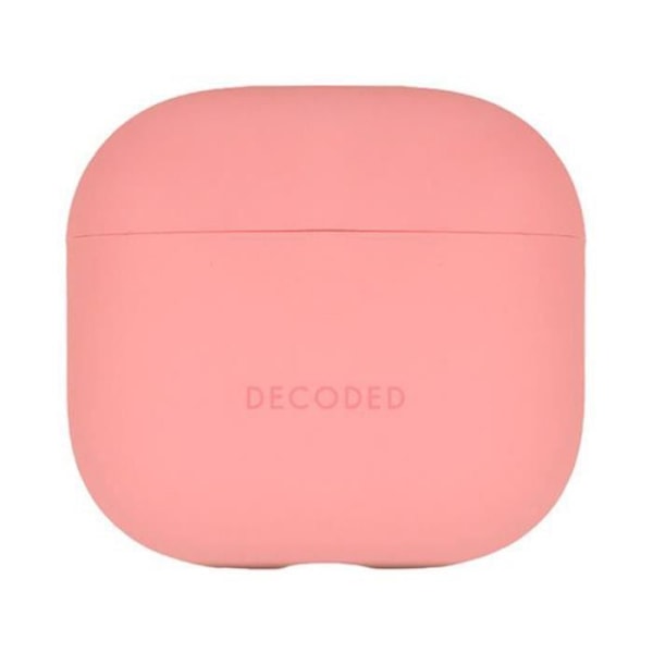 Coque til AirPods 4 i Silikone Stødabsorberende med LED Indikator Decoded Rose Rosa