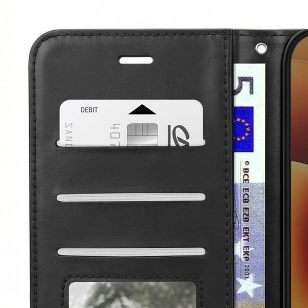 Pungetui til Xiaomi 17 med håndledsrem og støttefunktion Mayaxess Sort Svart