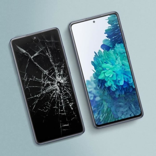 Komplett block Samsung Galaxy S20 FE 5G LCD-skärm Touchglas Original Vit