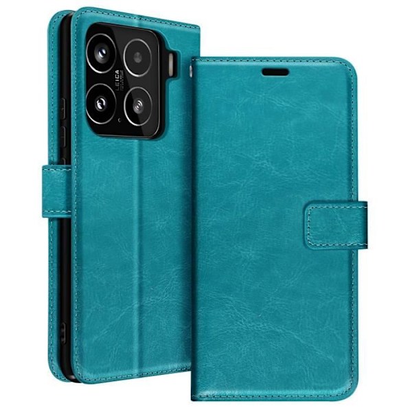 Xiaomi 15 Lompakko Kotelo Ranteenauhalla Mayaxess Turkoosi Blå