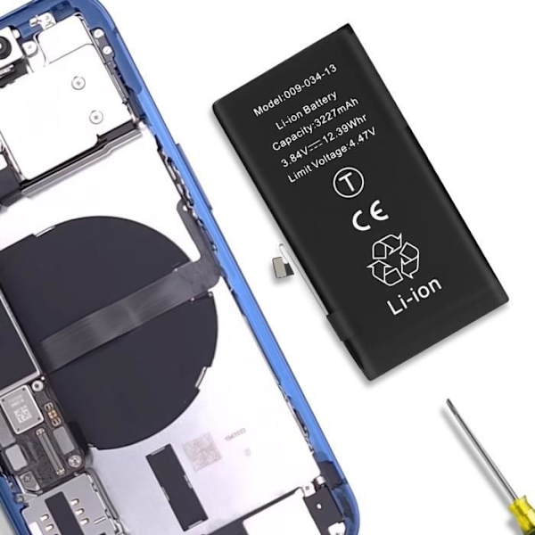Batteri Decode PCB-version för iPhone 13 3227mAh Svart - AVIZAR - BAT-PCB-IP13 - Litium Jon - 3,7 V Svart