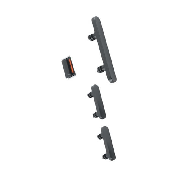 Knapper til strøm, lyd og lydløs til iPhone 12 og 12 Pro sort Svart