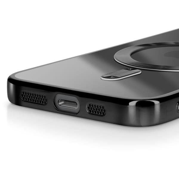 Cover til iPhone 16e Kamera Beskyttet i Sort Silikone Svart