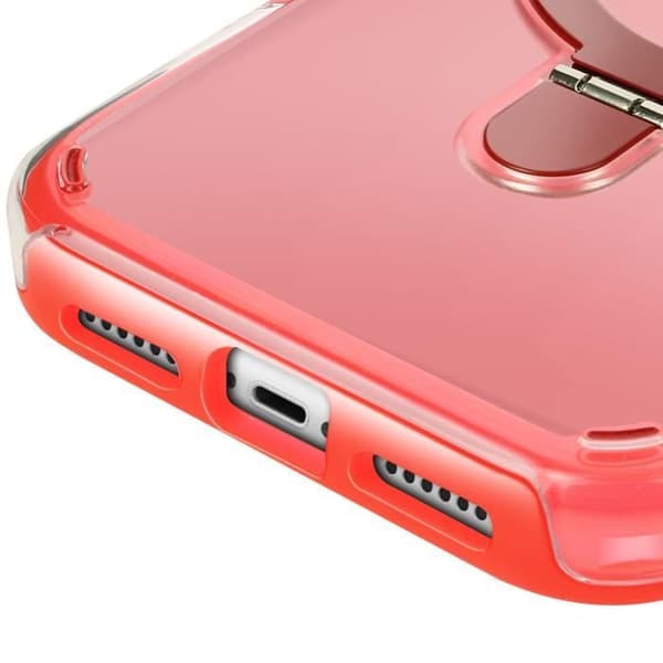 Coque MagSafe - iPhone 11 - Stødabsorberende - Foldsupport - Rød Röd