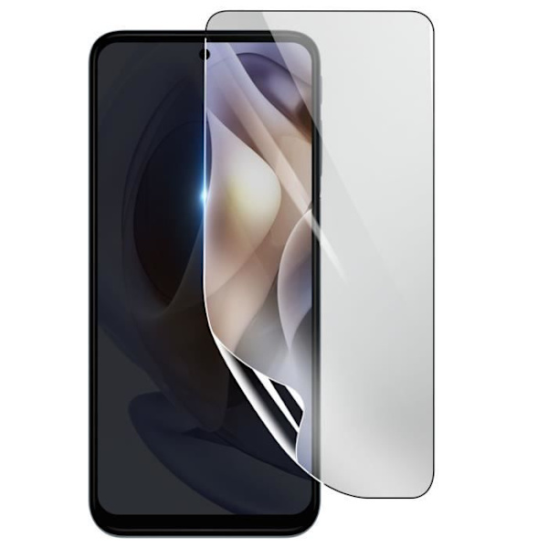 Näytönsuoja - 3MK - Motorola Moto G31 - Iskunkestävä Hydrogeeli - Läpinäkyvä - Naarmuuntumaton Transparent