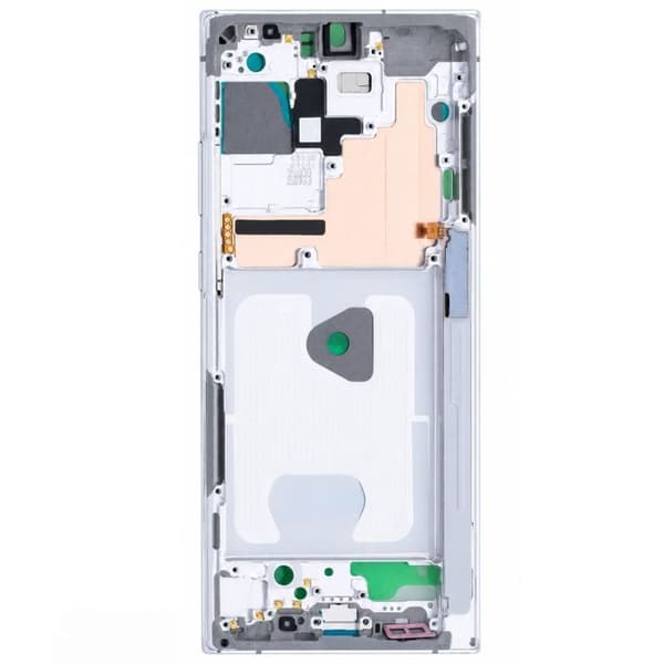 Erstatningscentralchassis til Samsung Galaxy Note 20 Ultra Hvid Vit