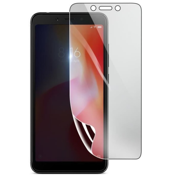 Näytönsuoja - 3MK - Xiaomi Redmi 6 - Iskunkestävä Hydrogeeli - Läpinäkyvä - Naarmuuntumaton Transparent