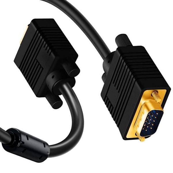 VGA-kabel - LINQ - Video-adapter - Full HD 1080p - Længde 5m - Plug & Play