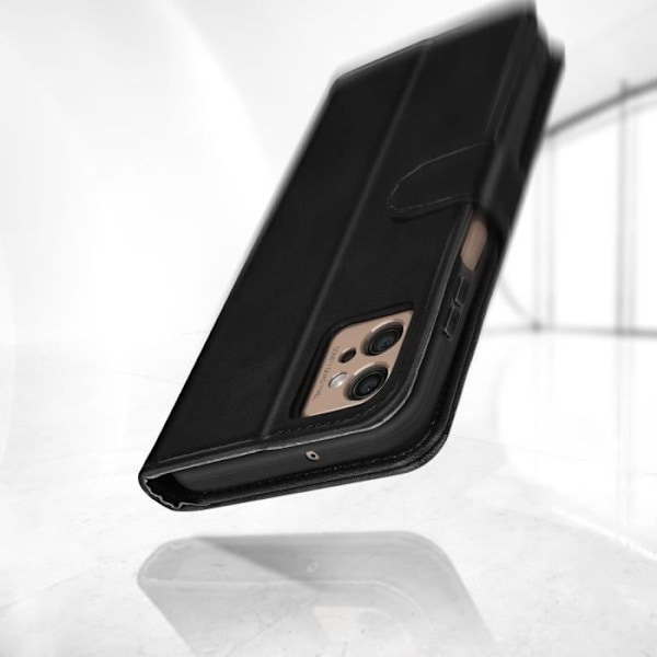 Motorola Moto G32 Taske - AVIZAR - Pungcover - Videosupportfunktion - Sort Svart