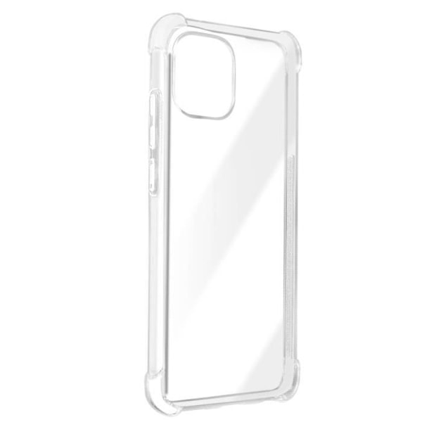 AVIZAR Skyddsfodral för Xiaomi Redmi A1 2022 - Mjukt silikon - Förstärkta stötsäkra hörn - Genomskinlig Transparent
