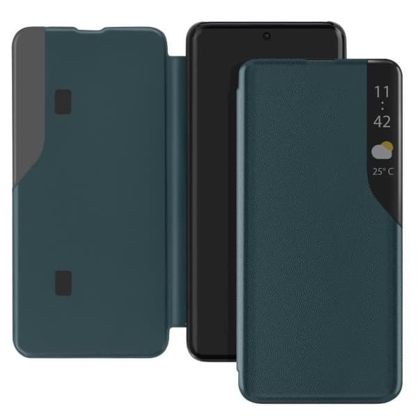 Smartphoneväskan - AVIZAR - Xiaomi Redmi Note 14 Pro/Pro Plus - Mörkgrön - Stötabsorberande - Videostöd Grön