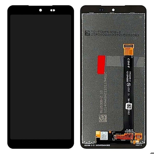 Komplett block Samsung Galaxy Xcover 5 LCD-skärm Touchglas kompatibel svart Svart