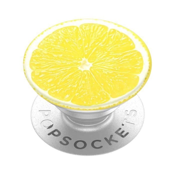 Accessorium til smartphone - POPSOCKETS - PopGrip - Citrondesign - Sammenklappelig - Videostøtte Gul
