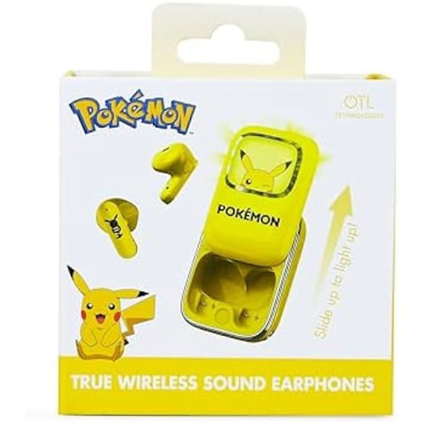TWS-hörlurar - OTL Technologies - Pikachu - Bluetooth 5.3 - 6 timmars lyssning - Gul färg gul