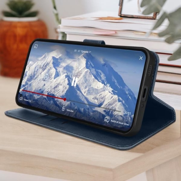 Nothing Phone 1 Case Flip Wallet Video Support Function Night Blue Nattblått