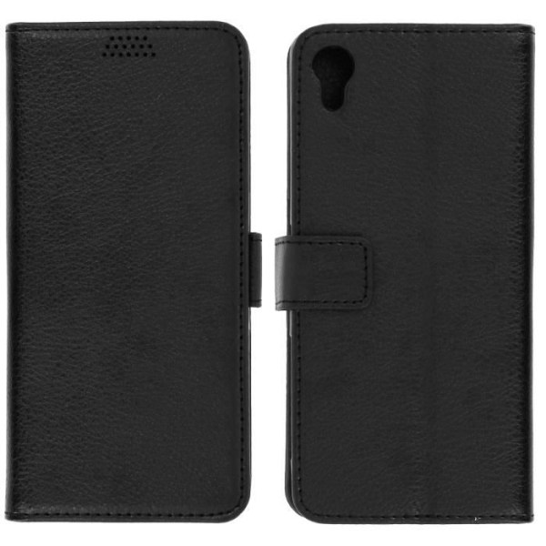 Sony Xperia X Black Wallet Case Cover - Standfunktion