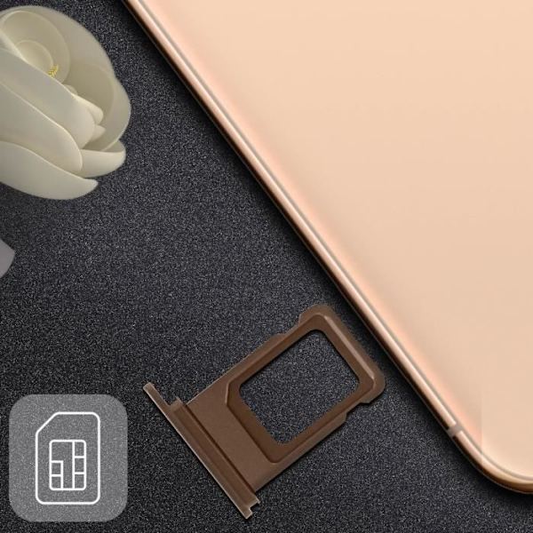 SIM-kortsfack - Apple - iPhone 11 Pro - 1 plats - Nano Sim - guldgul guldgul
