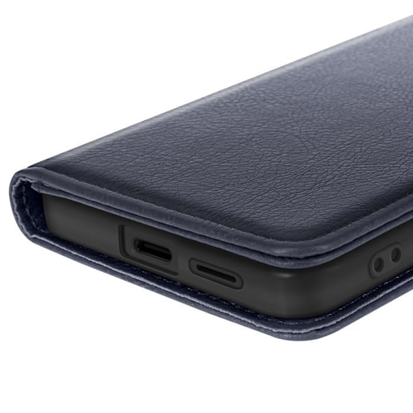 Etui til Samsung Galaxy S25 Edge Klap Portemonnee og Video Stativ Blå Nat Blå