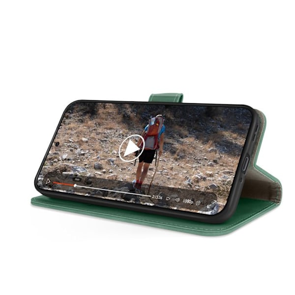 Fodral för Oppo Reno 13 Plånbok med Magnetisk Flik Mörkgrön Grön