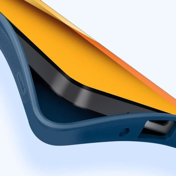 Nillkin Hard Case för Xiaomi Redmi Note 13 5G - Stötsäker - Skjut kameraskydd - Blå Blå