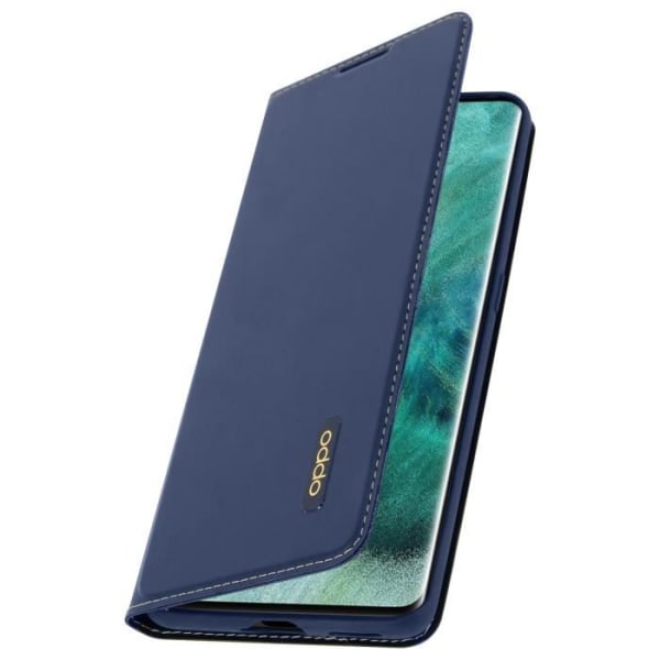 Oppo Find X2 Pro Case Korthållare Stöd Standby Original Night Blue