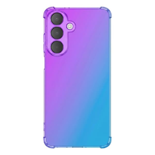 Cover til Galaxy A27 med Forstærkede Hjørner, Translucent Lilla Gradient Effekt