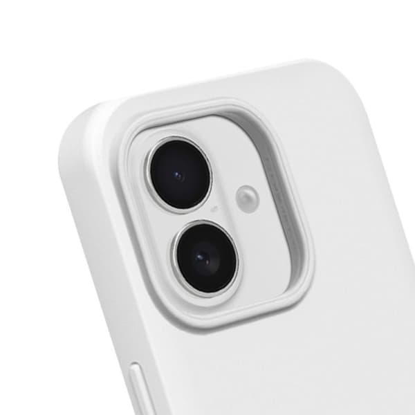 MagSafe-skal för iPhone 16 Flexibelt Stötsäkert SolidX-serien Rhinoshield Vit Vit