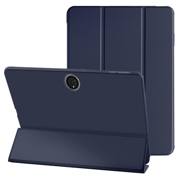 Fodral för Oneplus Pad 2 - Oneplus - Fällbart Lock - Video Stöd - Helt Skydd - Mörkblå Blå