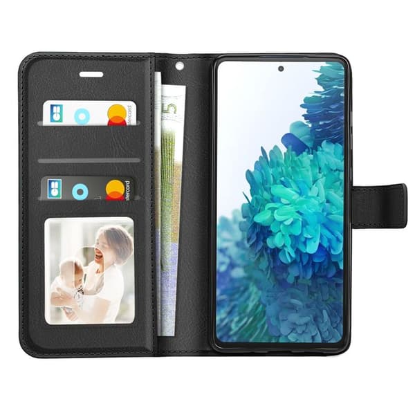 Etui til Galaxy S20 FE med håndledsrem og videostøtte Mayaxess Sort Svart