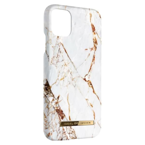 Coque iPhone 11 Pro Carrara Gold Rigid Design Enkel Ideel til Sverige