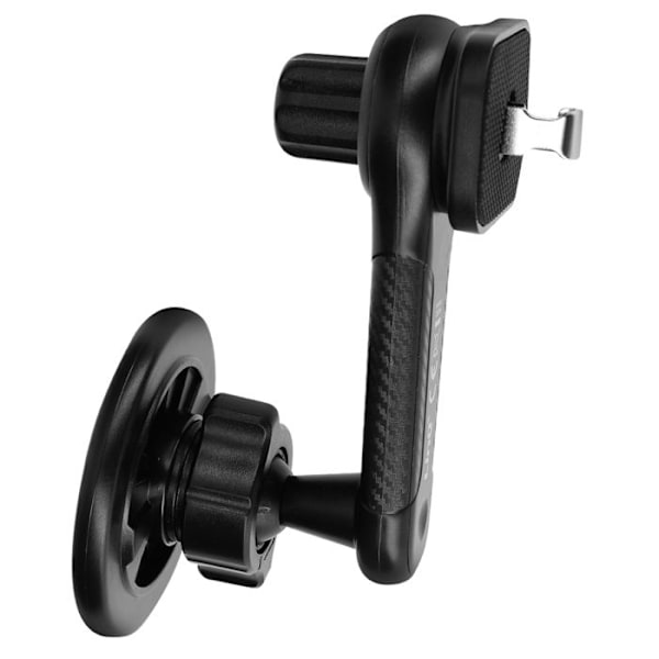 Support Bil - LinQ - MagSafe - Montering til Luftventil - 360° Drejbar Hoved - Sort Svart