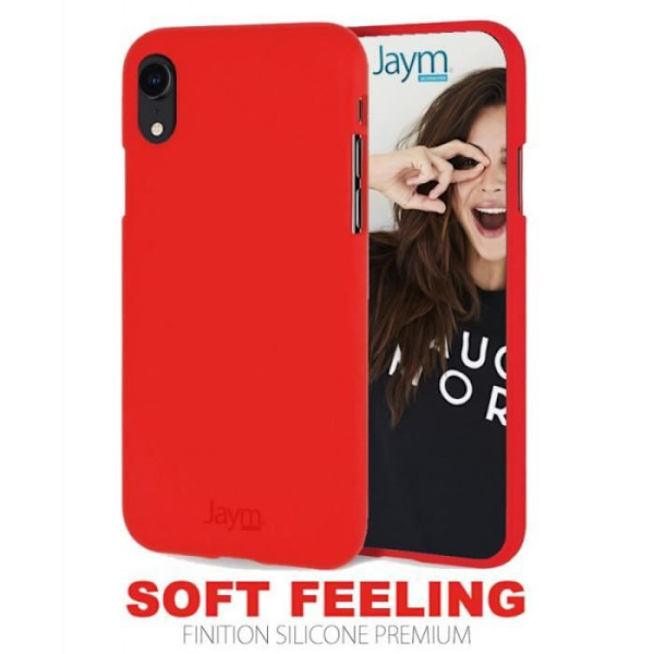 JAYM Premium Soft Feeling Red Mjukt fodral för Xiaomi Mi 11 Lite 4G / 5G Röd