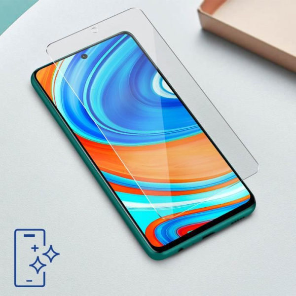 Film Redmi Note 9 Pro Max / 9 Pro / 9S Flexibelt Glas 6H 3mk Flexibelt Glas Lite Vit