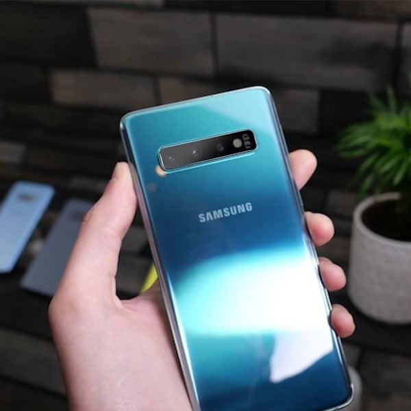 Kameraskydd - BENKS - Galaxy S10 Plus - 9H härdat glas - Antispår - Transparent Transparent