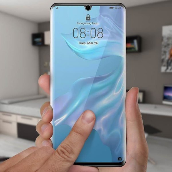 Beskyttelsesfilm - AVIZAR - Huawei P30 - Anti-UV - Ridsefast - Gennemsigtig Vit
