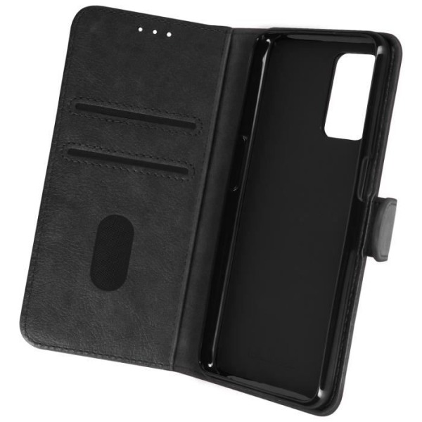 Realme 8 5G Cover Wallet och Black Video Stand Black