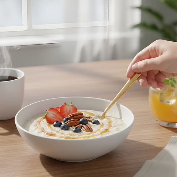 Dessertskeer - CHEFFINGER - Sæt af 6 - Rustfrit Stål - Gyldne - 14.5cm Gul