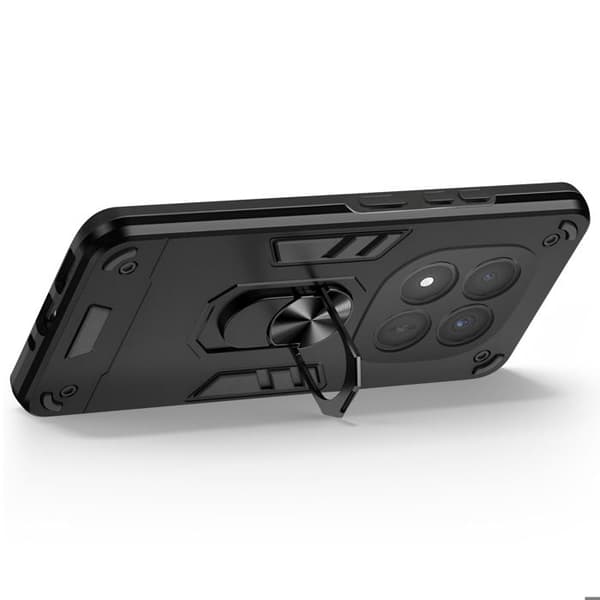 Skyddsfodral för Redmi Note 15 Pro Plus med svart magnetring Svart