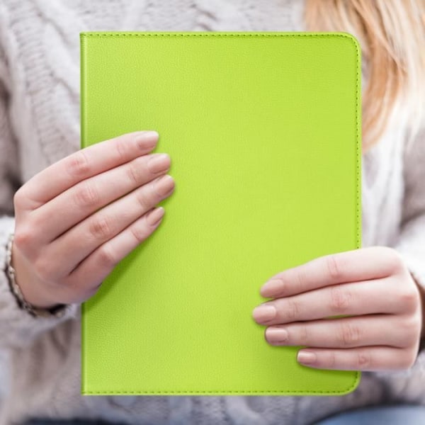 Flip Case iPad Pro 13 2024 Folio Pyörivä 360 Jalusta Lime Green Grön